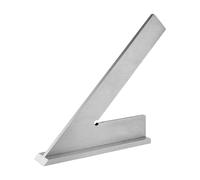 45° Équerre a Chapeau, Équerre D'onglet 45 Degrés en Acier, Règle de Mécanicien à 45 Degrés 150 X 100 Mm DIN 875/2 pour les Projets Automobiles, Nautiques et Menuiserie