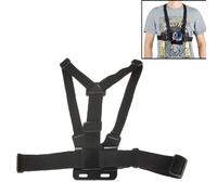 (#45) Extreme Sport Front Chest Elastic Belt Shoulder Strap Mount Holder for GoPro NEW HERO /HERO6 /5 /5 Session /4 Session /4 /3+ /3 /2 /1(Black)