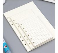 45 Feuilles De Cahier À Feuilles Business Mobiles A5 Pour Reliure Spirale,Index À L'intérieur De La Page Mensuelle,Hebdomadaire,Liste De Choses À Faire,Papeterie En Papier,Recharge,A6 -Dot-A5