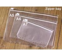 45 Feuilles De Cahier À Feuilles Business Mobiles A5 Pour Reliure Spirale,Index À L'intérieur De La Page Mensuelle,Hebdomadaire,Liste De Choses À Faire,Papeterie En Papier -Zipper Bag 2pcs-A6