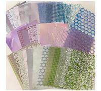 45 feuilles Scrapbook de mûrier dessin fait à la main, papier Scrapbooking Design Craft Art Origami pour décoration bricolage fond (Light Dream 2)