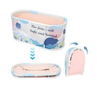 45 Inch Foldable Bathtub Extra Large Plastic Frame Freestanding Collapsible Soaking Tub for Kids Adults Indoor Outdoor SPA 1 jeu