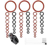 45 Joint Silicone O-Ring Cafetiere Set Compatibles diverses machines à café - Kit d’entretien avec Brosses de Nettoyage Pour Groupe Café, Soupape à Vapeur, Bec d’Ecoulement - Pièces de Rechange