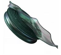 45 m de ruban en organza transparent pour emballage cadeau, bouquet de mariage, décoration, artisanat, ruban en polyester brillant pour fête, festival, blanc (vert)