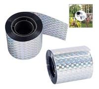 45 mètres Répulsif Oiseaux, Epouvantail Oiseaux Bande Répulsive Anti Oiseaux Réfléchissant pour Protéger Votre Jardin, 2 pièces.