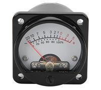 45 mm VU avec rétro-éclairage | Compteur audio audio élevé élevé pour les amplificateurs sonores de 5W - 60W | DB METER VOLUME Affichage avec plate-forme/studio/théâtre à (TS-45-W DC500UA)