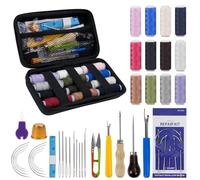 45 Pcs Kit Couture Complet, Aiguille a Coudre et Fil a Coudres, Kit de Couture Complet, Fils Coutures, cadeaux pour femmes et hommes, outils de réparation manuelle