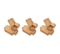 45 Pièces Boîte Présent en Papier Kraft pour Savonnette Artisanal, | Montage Facile, Trou en Cœur, Format Plat, pour Chocolats et Bougies, Petites Séries