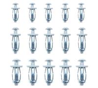 45 Pièces Cheville Expansion, Cheville A Expansion Inox M4 M5, Argent Cheville A Expansion Charge Lourde Robuste Cheville Expansion Metal, Jack Nuts Expansion Nuts pour Fixer et Suspendre des Objets