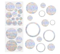 45 Pièces Suncatcher Sticker Rainbow Prism Autocollant en Verre Attrape Soleil Sticker Rainbow Stickers Window de Fenêtre Anti Oiseaux et Anti-Collision Autocollants Réfléchissants pour Fenêtres Verre