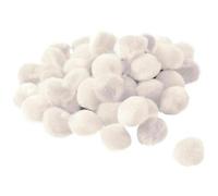 45 Pompons blancs 15 mm - Loisirs Créatifs - Piwi