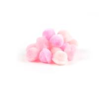 45 Pompons rose 15 mm - Loisirs Créatifs - Piwi