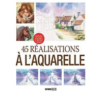45 réalisations à l'aquarelle