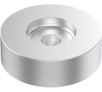 45 Rpm Adapter Pour Disque Vinyle De 7 Pouces, Fabriqué En Aluminium De Haute Qualité Pour La Stabilité Et La Durabilité, Argenté[HDM5230649]