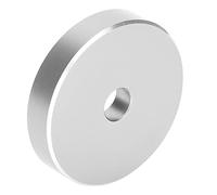 45 RPM Record Player -Adaptor Aluminium Pinmp, STABLE LATEARM WORS POUR L'ADAPTATEUR NOIR, Compatible avec les Enregistrements les Plus Grands de Trous (SILVER)