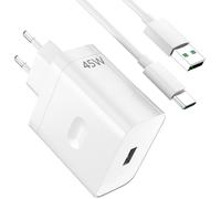 45 W Chargeur Usb Et Câble Usb C Pour Oppo A60 A80, Supervooc Charge Rapide Adaptateur Chargeur Et Câble Type C 1 Mètre Pour Oppo Reno14F 13F 12F Find N2 N3 Flip Oppo A5 A3 Pro F29 A79 A40 Pad Realme