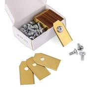 45 x Lames de Couteau en Titane pour Toutes Les Tondeuses Robotiques Husqvarn/Automower/Yardforce/Gardena(3g-0.75mm) avec 45 Vis, Lames de Rechange pour Modèles 105,310,315,320,420,430x,r40i