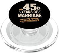 45 Year Of Marriage - 45 years of marriage tee PopSockets PopGrip pour MagSafe