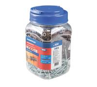 450 chevilles universelles en plastique et vis Rawlplug Uno 7 x 40mm