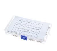 450 pièces 15 valeur céramique condensateur ensemble 50v multi-couche assortiment boîte 10pf à 100nf composants électroniques condensateur Kit 024