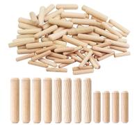 450 pièces de chevilles en bois, chevilles en bois pour meubles, chevilles en bois 6 mm, 8 mm, 10 mm, chevilles en bois, adaptées aux meubles, charpentiers professionnels, produits en bois, etc.