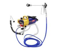 450 Pulvérisateur de peinture sans air avec support électrique - Haute efficacité - Pression réglable et vitesse du moteur - Pour projets de peinture DIY à la maison, à l'intérieur et à l'extérieur