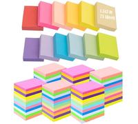 4500 feuilles de notes autocollantes de 3.8 x 5 cm,12 couleurs brillantes,60 Bloc Mini blocs autocollants,75 feuilles par bloc pour rappel, liste de contrôle ou liste de choses à faire