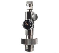 4500 PSI pour G5/8 pour HPA haute pression Air Scuba DIN Station de remplissage Adaptateur Valve de charge avec manomètre pour remplir les bouteilles de plongée et pour réservoirs HPA