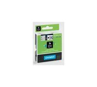 45013 Dymo D1 Bande pour Électronique Etiqueteuse 12mmx7m Noir On Blanc S0720530