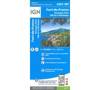 4501mt fort de france-montagne pele pnr de la martinique - Collectif - Ign Institut Geographique National - broché - Atlas / carte