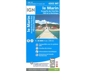 4503mt marin riviere-salee presqu'ile des trois ilets - pnr - Collectif - Ign Institut Geographique National - broché - Atlas / carte