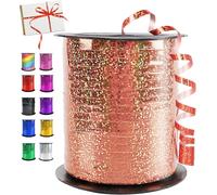 450m/ 500 Yards Ton Doré Rosé Bobine Ruban Bolduc,Ruban Paquet Cadeau Pour Emballage Métallique Brillant,Rubans De Ballon Pour Accessoire De Décoration & Bricolage Et Ballon Mariage Anniversaire