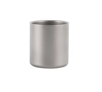 450ml Double Paroi Titane Tasse Café Thé Tasse Pour Bureau À Domicile Camping En Plein Air Randonnée Pique-Nique Sans Poignée