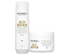 450ml Goldwell Dualsenses Rich Repair Restoring Set (Shampoo 250ml + Treatment 200ml)