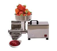 450W broyeuse de tomates électrique presse à tomates commerciale presse à tomates en acier inoxydable et presseur à tomates 50 kg/H pressage de tomates et Sauce pour Sauce tomate, fraises et Mirtil