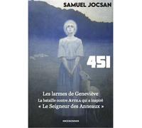 451 - Les larmes de Geneviève - Samuel Jocsan - Erick Bonnier Eds - broché - Roman