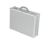 [45103] ALUMAXX attaché-case "OCTAN" Aluminium 2 compartiments Argent