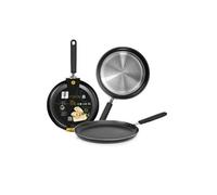 IBILI Poêle à crêpes Fusion 451222, Aluminium antiadhésif, Compatible avec l'induction, 22 cm