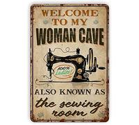 452 Plaque Metal Machine À Coudre,Bienvenue Dans Ma Salle De Couture Métallique Panneau Vintage Métal Mur Affiche Rétro Métal Étain Signe Pour Garage Café Maison S