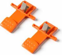 4522 430 9800 Lot de 2 leviers de verrouillage de batterie pour Stihl | 2 pièces, compatible avec Stihl MSA120 MSA140 BGA56 BGA57 HSA56 FSA56 HLA56 HTA50 ; levier de verrouillage 4522 430 9800.