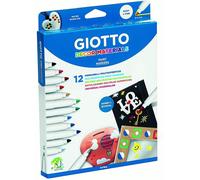 [453400] Giotto Etui de 12 feutres DECOR MATERIALS multisurfaces pointe moyen...