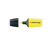 [45474-6] STABILO Lot de 6 Surligneurs BOSS MINI Pointe biseautée jaune
