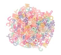 455 Pièces Grosses Perles Lettres Acryliques Colorées à Gros