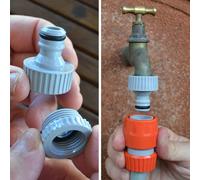 4550/AS Set Lance d'irrigation Made in Italy Raccords pour tuyaux d¿arrosage Jardin Lance pour Tuyau d'eau Compatible avec Tous Les raccords Rapides Kit d'irrigation de Jardin