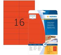 [4552] HERMA Etui 320 Etiquette universelle SPECIAL Amovible 105 x 37 mm, rouge