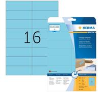 [4553] HERMA Etui 320 Etiquette universelle SPECIAL Amovible 105 x 37 mm, bleu