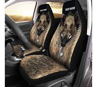 456 Housses Siège Auto Fermeture Éclair Personnalisée De Sanglier De Chasse De Sanglier Protection De Siège Auto Universal Siège De Voiture Housse De Siège pour Suvs, Vehicles, Trucks, 52X138Cm