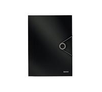 [4563-10-95-3] LEITZ Lot de 3 Chemises à élastique Solid, A4, pp, noir