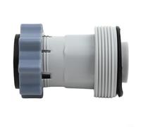 4572 Adaptateur de tuyau en plastique pour robinet de piscine de 3,8 cm à 3,2 cm Compatible avec support de débit efficace dans les configurations standard