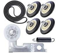 4581EL2002C Rouleau de tambour de sèche-linge 4400EL2001A Courroie de sèche-linge 4561EL3002A Poulie de renvoi et ressort compatible avec les sèche-linge LG Kenmore